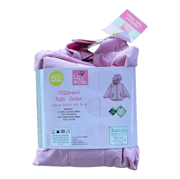 NWT Lily & Dan Childrens Raincoat with wings - Picture 10 of 11